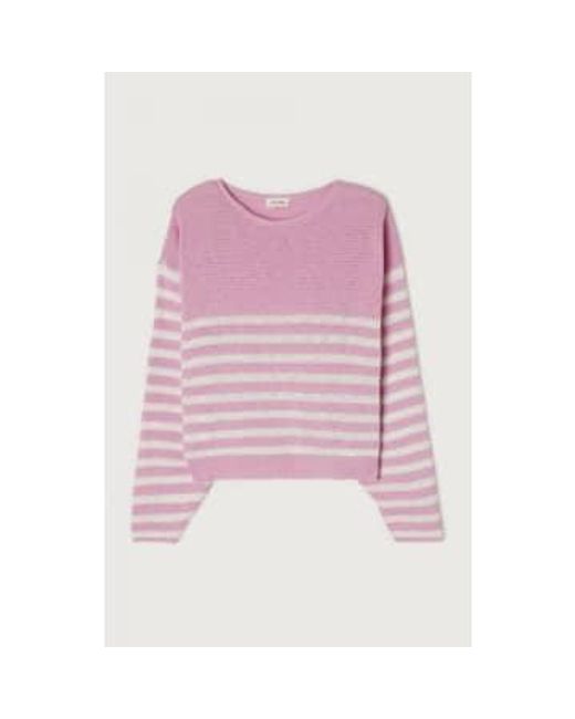 American Vintage Pink Nya18ae Sweater S / Piv
