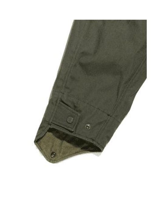 Engineered Garments Green Over Parka Heavyweight Cotton Ripstop for men