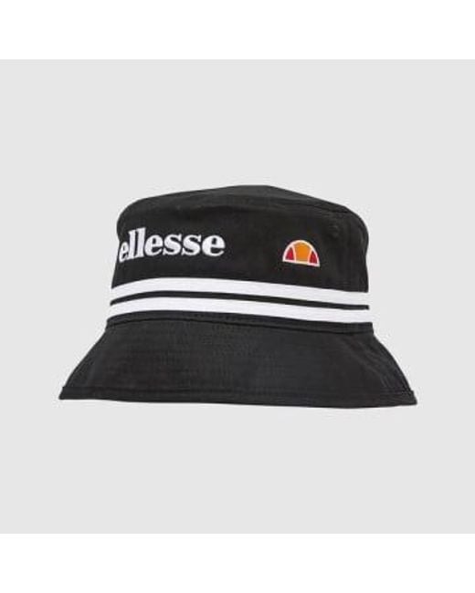 Ellesse Black Lorenzo Bucket Hat for men