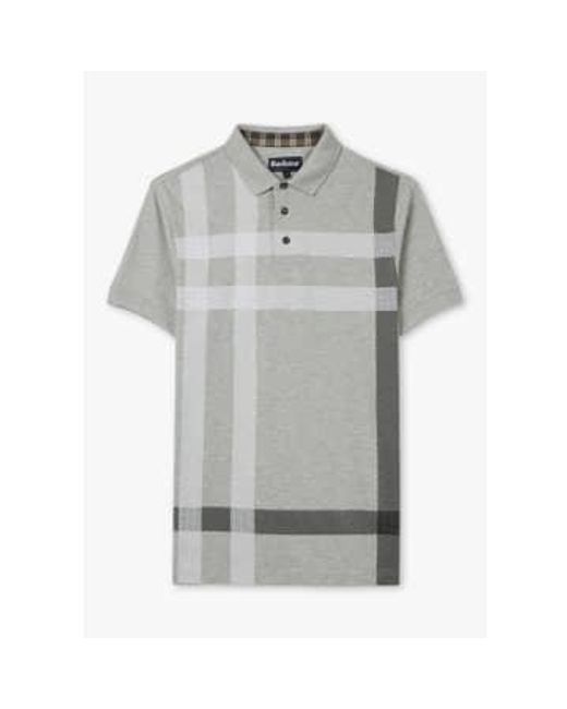 Barbour Gray S Blaine Polo Shirt for men