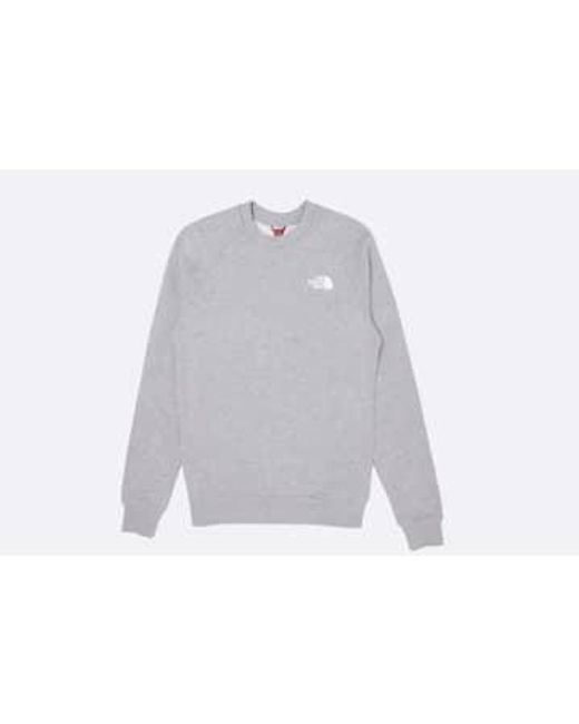 Redbox Raglan Sweatshirt Gray di The North Face