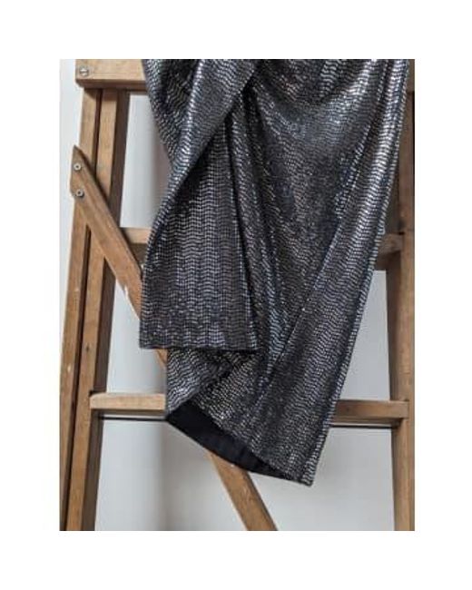 Isabel Marant Gray Dolene Sequin Ruffle Skirt