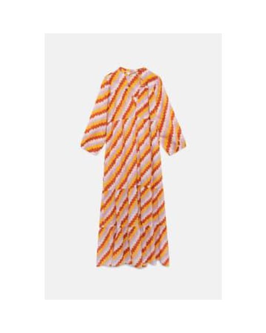 Compañía Fantástica Orange Dress 40913 Small