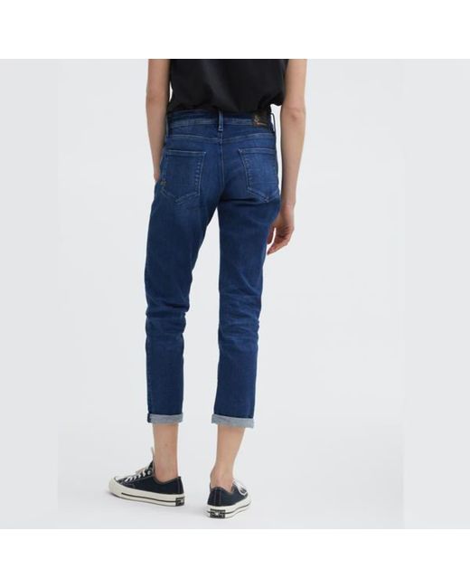 Denham The Jeanmaker Monroe Girlfriend Grfmwb Blue Jeans | Lyst