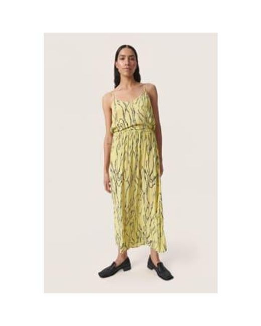Endive Traces Zaya Strap Top di Soaked In Luxury in Yellow