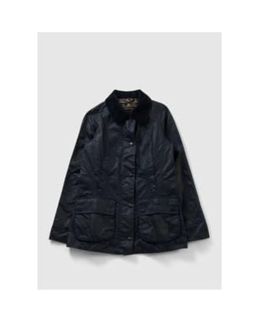 Barbour Blue S Classic Beadnell Wax Jacket