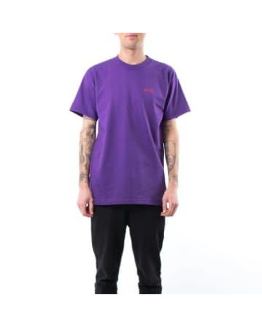 Stan Tee T Shirt di Stan Ray in Purple da Uomo