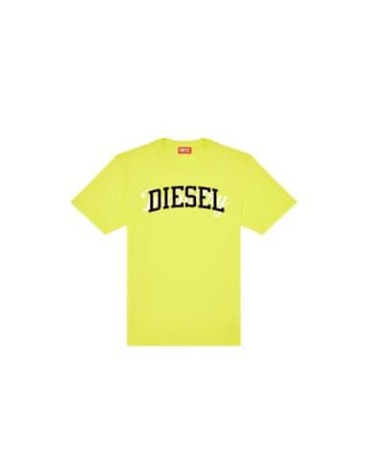 DIESEL Yellow Just N10 Double Logo T Medium for men