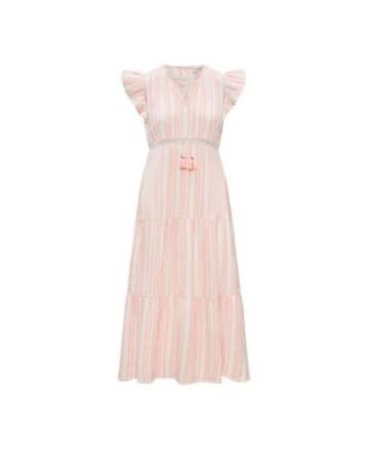 Nookie Pink Avril Peach And Beach Boho Dress