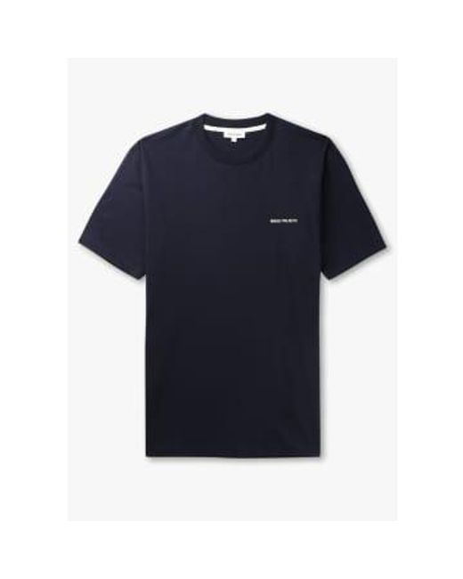 Norse Projects Blue S Johannes Organic Logo T-shirt for men