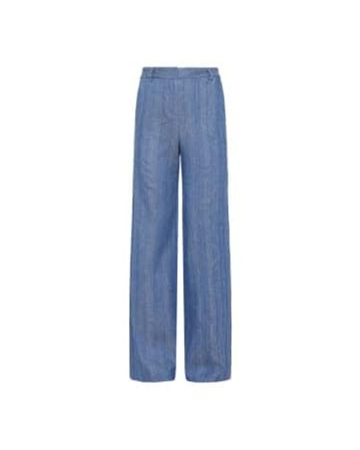 L'Agence Blue 'livvy' Trousers Us 4