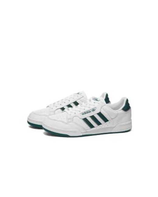 Adidas White Originals Continental 80 Stripes Trainers Uk 7 for men