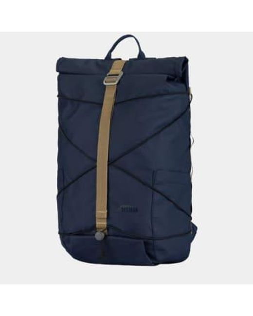 Dayle Roll Top Backpack di Elliker in Blue da Uomo