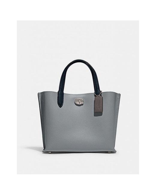 COACH Gray Willow Tote 24 In Colorblock