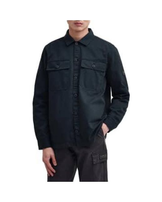 Adey Overshirt Forest River di Barbour in Blue da Uomo