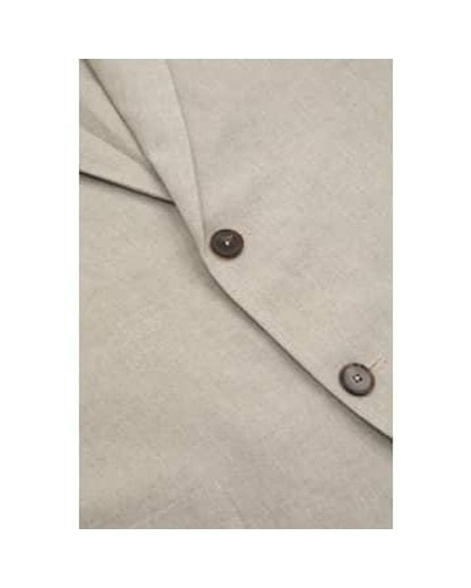 De Bonne Facture Natural Essential Jacket Undyed Flax 46 for men