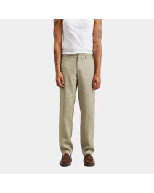 Wax London Green Alp Trousers Pale Khaki W36 for men