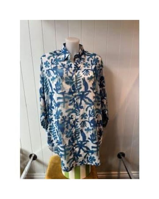Bagatelle Blue Tunic Cover Up