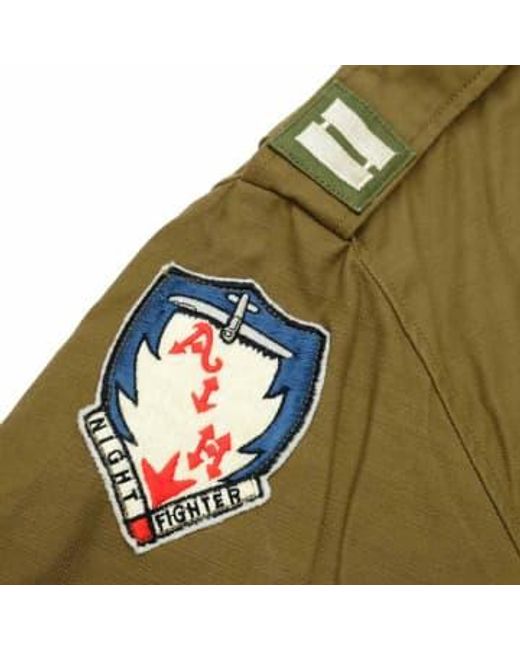 M -65 1st ops squadron jacket Buzz Rickson's de hombre de color Green