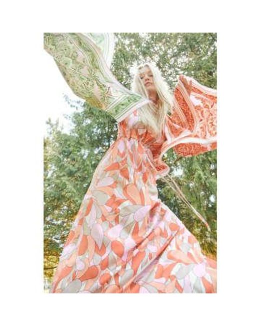 Cherie long robe simple Charlotte Sparre en coloris Pink