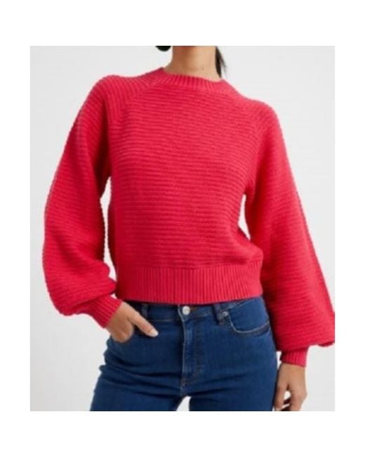 French Connection Red Lily Mozart Jumper-raspberry Sorbet-78wao