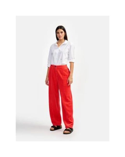 Pantalon sombre Bellerose en coloris Red