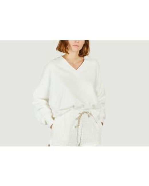 Bellerose White Varola Sweater 0