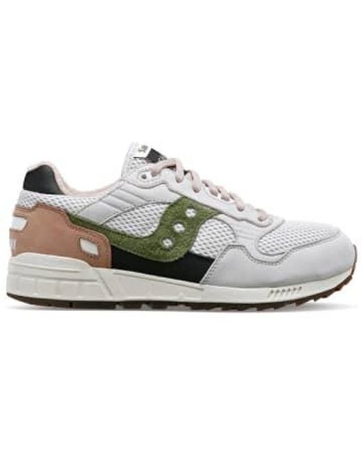 Saucony Gray Shadow 5000 'unplugged Pack' Trainers / Green Uk 8