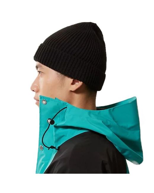 The North Face Synthetic Cappello Tnf Logo Box Cuffed Black for Men | Lyst
