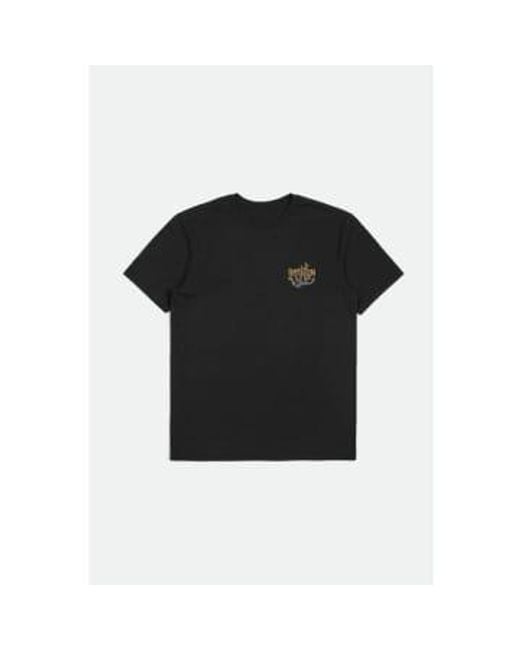 Camiseta valle en negro Brixton de hombre de color Black