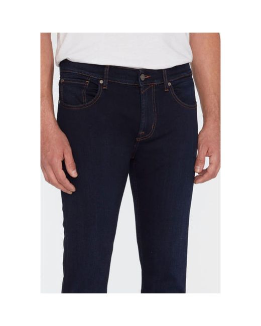 7 For All Mankind Dark Blue Enduro Slimmy Luxe Performance Plus Jeans for  Men | Lyst