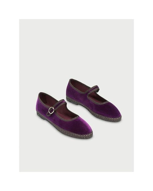 Flabelus Purple Zapato Mary Jane