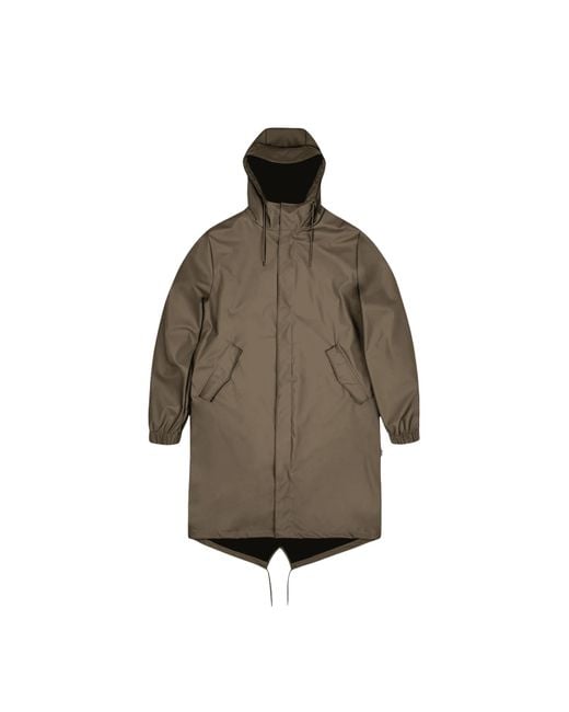 Rains Multicolor Fishtail Parka for men