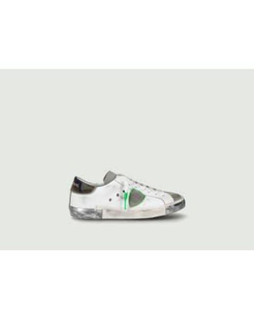 Philippe Model White Prsx Low-top Sneakers for men