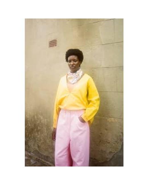 Fergus Trousers Bright di L.F.Markey in Pink