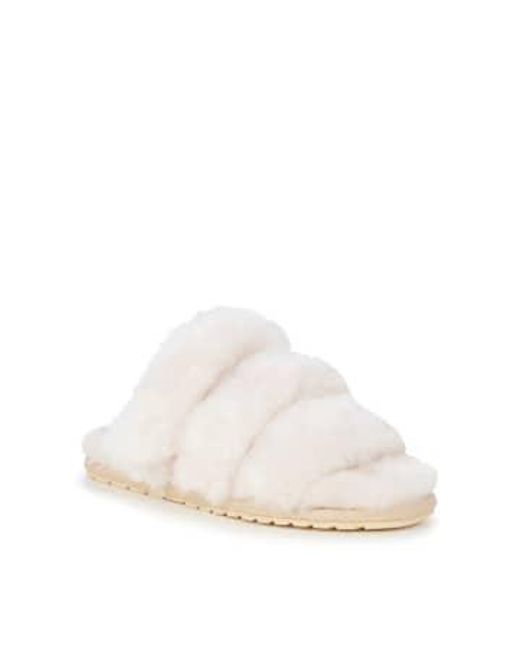 EMU White Jacana Slipper Uk5