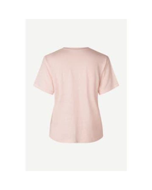 Samsøe & Samsøe Pink T-shirt Kayla Water M /