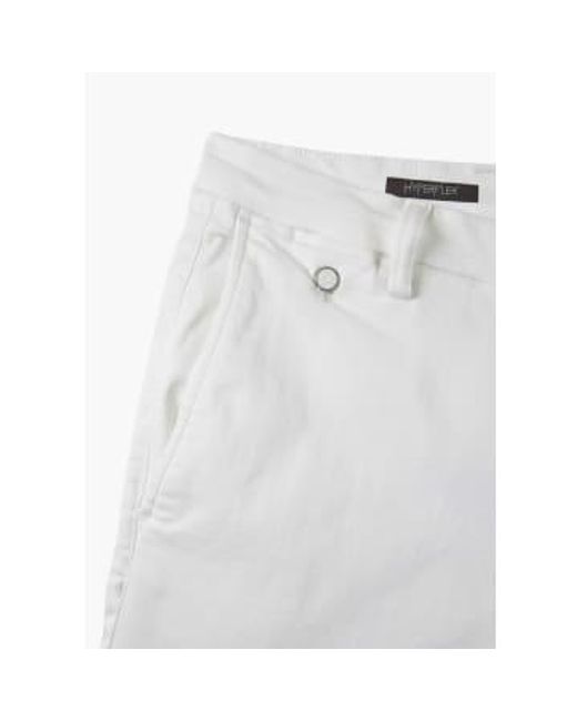 Replay Benni chino-shorts herren in weiß in White für Herren