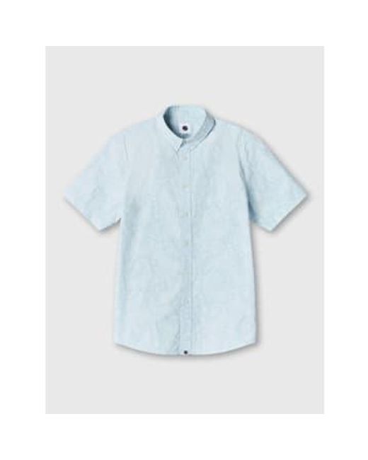 Pretty Green Blue Bay Paisley Short Sleeve Shirt for men