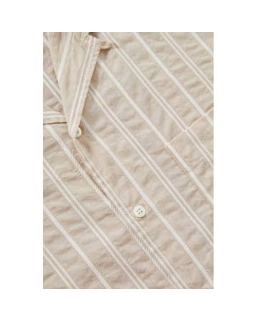 La Paz Natural Sand Rope Silveira Panama Shirt Beige / M for men