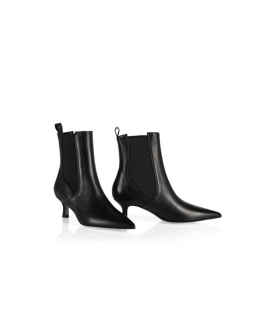 Marc Cain Black Chelsea Boots With Kitten Heel Vb Sb.03 L13 Col 900 | Lyst