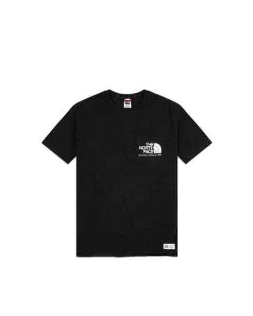 The North Face Black California Pocket Tee S . for men
