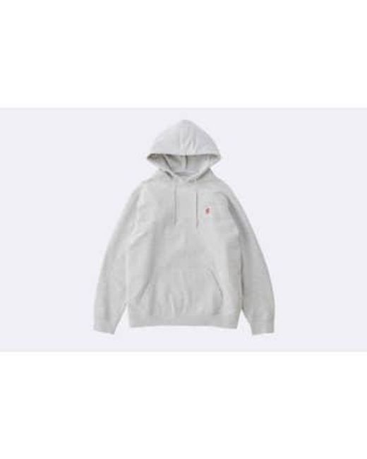 Gramicci White One Point Hooded Ash Heather L / for men