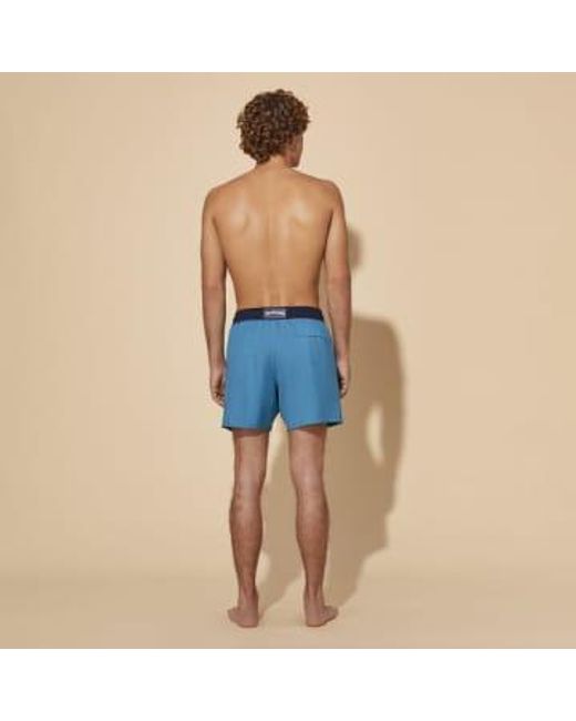 Vilebrequin Blue Magnus Super 120's Swim Shorts for men