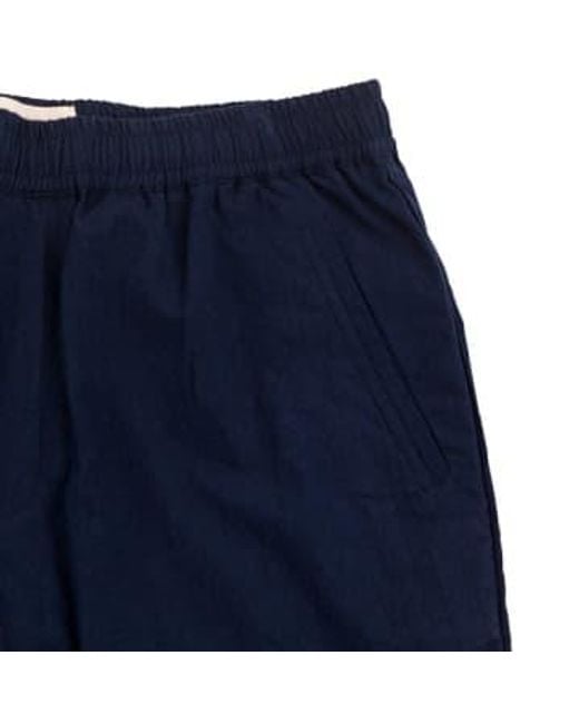 Folk Blue Assembly Shorts Crinkle for men