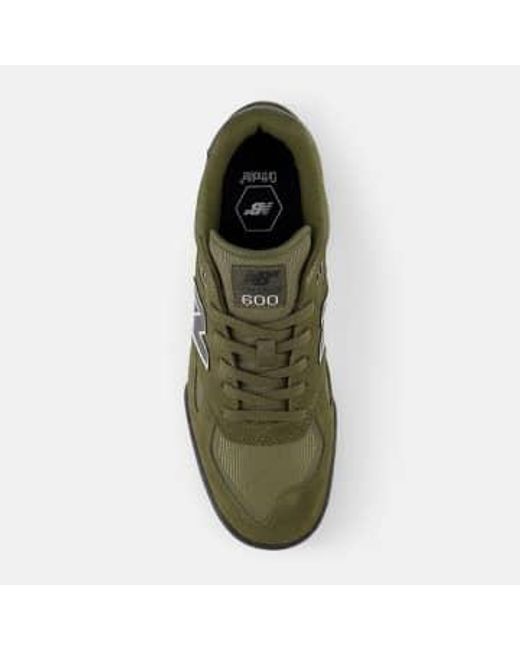 New Balance Green Numeric Tom Knox 600 Trainers Olive Uk7/40.5 for men