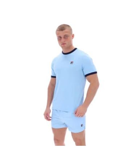 Fila Blue Marconi Essential Ringer T-shirt for men