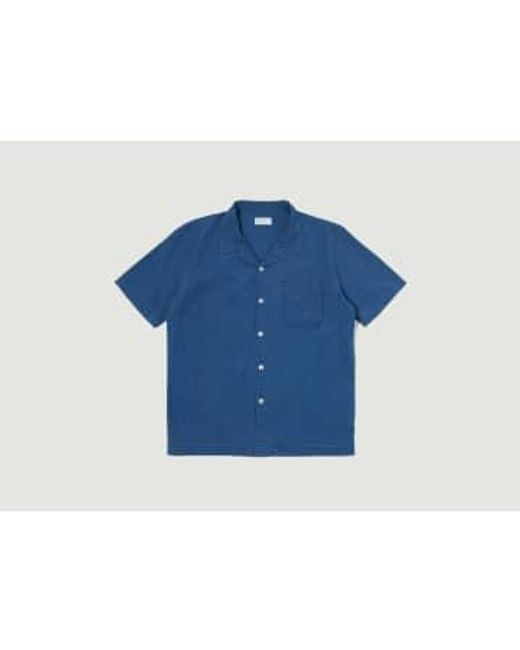 Universal Works Blue Road Shirt S for men