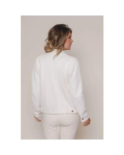 Veste ajustée gasha fluffy Rino & Pelle en coloris White