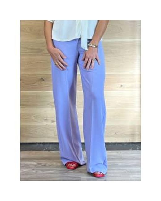 iBlues Blue Odette Trousers Lilac Uk 8